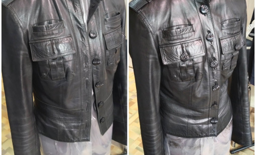 Крашение одежды, дублёнок, меха и кожи